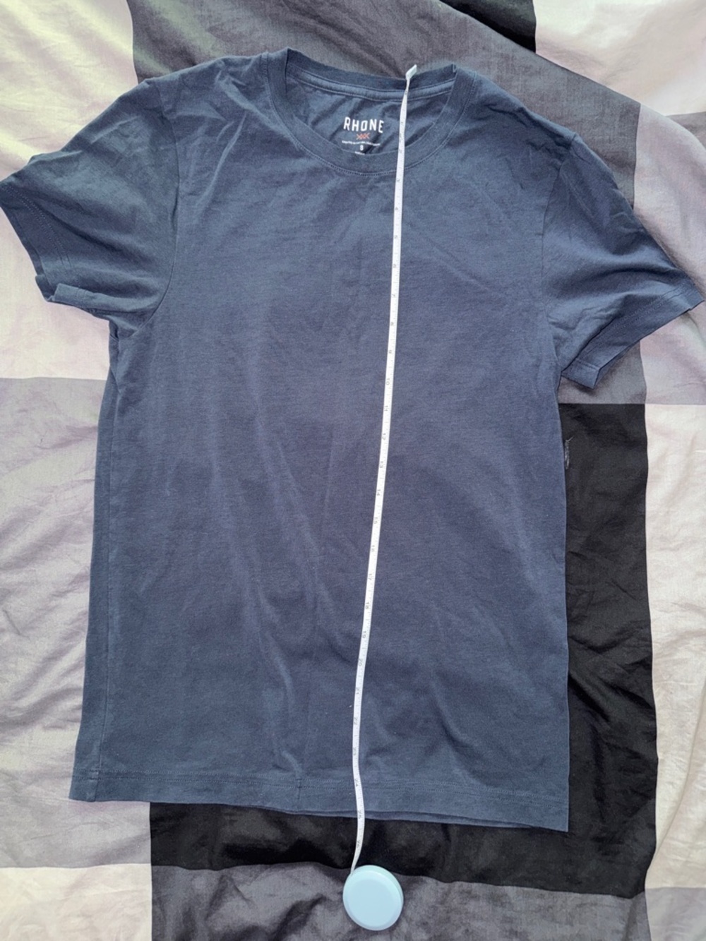 RHONE Men's Navy Crewneck Short Sleeve Tee